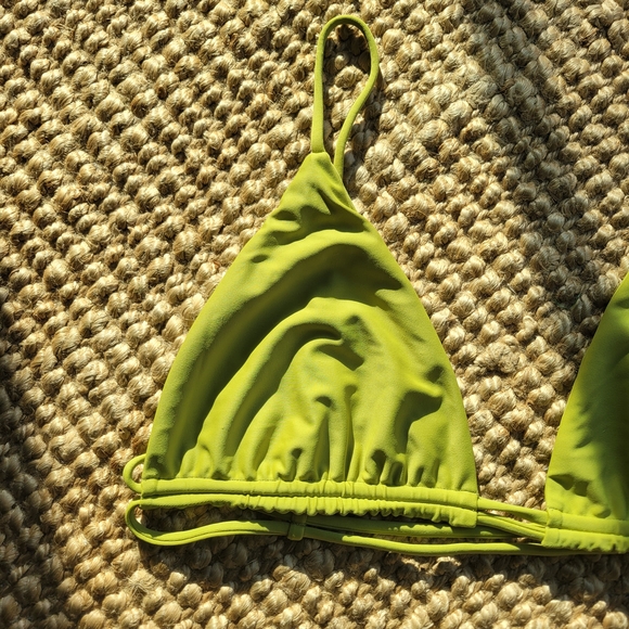 Benoa Swim Siena Bikini Top in Starfruit Green - Picture 3 of 7